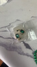 輕奢祖母綠寶石吊墜項鏈耳環戒指套裝禮盒復古小眾設計感高級首飾 港風祖母綠-3件套 曬單實拍圖