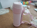 膳魔師（THERMOS）FFW-1000毫升真空不銹鋼保溫杯戶(hù)外大容量便攜旅行水杯背帶登山 FFW-1000-PK-淺粉1L 曬單實(shí)拍圖