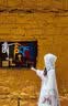 南啵丸民族風披肩斗篷女外套云南麗江大理旅游披風外搭新疆西藏穿搭披風 米白色（100-135CM） 曬單實拍圖