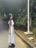 鹿王戀雪新中式改良旗袍真絲連衣裙女士夏季2026年新款高級感桑蠶絲長裙子 米杏色 M 建議100-120斤 曬單實拍圖