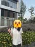 LDBE美式復古V領撞色正肩刺繡短袖T恤女夏季收腰顯瘦休閑上衣高級感潮 灰色 L 【110-125斤】 曬單實拍圖