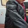 馬克華菲男童羽絨服冬季兒童外套羽絨內(nèi)膽中大童保暖棉衣輕薄童裝 黑 150 曬單實拍圖