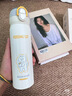 杯具熊（BEDDYBEAR）兒童保溫杯學(xué)生上學(xué)專用水杯便攜女生高顏值大容量杯子送禮物 翻翻雙飲保溫杯-布丁小貓 480ml 曬單實拍圖