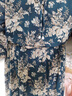 蔻伊婭品牌秋裝女裝雪紡連衣裙女長(zhǎng)袖2025新款氣質(zhì)長(zhǎng)款修身收腰顯瘦碎花 尊貴綠 XL 曬單實(shí)拍圖