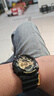 卡西歐（CASIO）男士手表G-SHOCK黑金雙顯學(xué)生防水運(yùn)動黑武士電子石英日韓表禮物 潮炫黑金GA-110GB-1A 曬單實(shí)拍圖