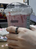 IDEAGEMER 925純銀復古玫瑰寶石戒指女高級感情侶戒指男女食指環配飾送禮 【代寫賀卡-請聯系客服】 美度6#（適合港度12-13號） 曬單實拍圖