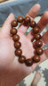 彩荷 藏式小金剛菩提子手串佛珠項鏈裸珠沉水散珠把件 精選紅皮六瓣8mm 曬單實(shí)拍圖