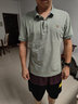 FBFA 香港潮牌2025新款夏季Polo衫男百搭半袖商務(wù)休閑翻領(lǐng)男士短袖t恤 177淺綠 XL (125-140斤) 曬單實拍圖