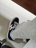 頑刻（ollieskate）海軍藍(lán)春季校園風(fēng)W系列翻毛皮帆布拼接男女國潮滑板鞋 Ollie81001/海軍藍(lán) 41 曬單實拍圖