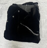 EP雅瑩女裝 質感桑蠶絲絲絨斜襟盤扣短袖上衣 商場同款5401A 黑色 M 曬單實拍圖