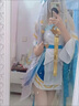 萌奇堡西施COS服 王者榮耀cosplay服裝游龍清影游戲服裝少女二次元周邊 全套-游龍清影服裝+配飾 XS 曬單實(shí)拍圖