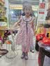 皮爾卡丹（pierre cardin）夏款女童連衣裙夏季2026新款女孩裙子夏兒童小碎花公主裙中大童裝 1936粉紅色無袖碎花裙  140cm 曬單實(shí)拍圖