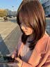 瑞貝卡（Rebecca）假發(fā)女全真人發(fā)偏分劉海中長微卷鎖骨發(fā)優(yōu)雅時(shí)尚整頂頭套 清新款 深棕色 中發(fā) 30cm 半手織工藝 曬單實(shí)拍圖