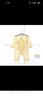 哈貝比體衣春秋新生衣服嬰幼兒1歲寶寶衣服哈衣爬行服空調(diào)服夏兒童睡衣 淺黃色前開連體衣 50(0-3月) 曬單實(shí)拍圖