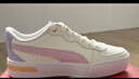 彪馬（PUMA）面包鞋|復(fù)古滑板鞋男女新款夏季休閑板鞋PARK 400497 白-黑色-灰色-01 37 曬單實(shí)拍圖