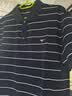 七匹狼【絲光棉】短袖POLO衫男夏季純棉條紋T恤 101(藏青) 2XL180/96A 曬單實拍圖