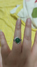 中國黃金（CHINA GOLD）空山碧玉玉髓銀戒指女款天然玉髓戒媽媽生日禮物送婆婆長輩母親節 空山碧玉玉髓S925銀銀戒指【今/次日達】 曬單實拍圖