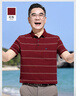 老爺車（LAOYECHE）爸爸夏裝短袖T恤男士夏季涼感中老年人polo衫上衣父親節實用禮物 曬單實拍圖