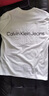 CKJ CALVIN KLEIN高版本2026夏季輕奢ck字母刺繡短袖新款百搭T恤寬松男女商務(wù)爆款 白色 S 曬單實拍圖