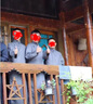 氧摩民國服裝男魯迅 民國長衫男中式長袍古裝馬褂李大釗演出服革0命覺 藏青色 180cm (140-170斤) 曬單實拍圖