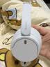 季朗適用Sony索尼WH-CH710N耳機套CH720N耳罩ch700n頭戴式海綿套皮套MDR-ZX770NB/770BT/780DC替換配件 【米白色-蛋白皮】耳機套一對 曬單實拍圖
