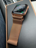 維途米蘭尼斯鋼帶適用于蘋果手表表帶Apple watch S9 S8 7 6 SE手表帶 玫瑰金色 42/44/45/49MM 曬單實(shí)拍圖