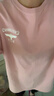 BOY LONDON【夏日金章】夏季情侶款簡約小logo休閑短袖T恤N01916 粉色N01900 M 曬單實拍圖