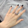 鑫萬福 摩天輪鉑金鉆石戒指奢華群鑲求婚結(jié)婚女鉆戒珠寶送老婆生日禮物 鉑金1.4克拉FG色（主1克拉+副40分） 曬單實(shí)拍圖