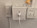 國(guó)際電工暗裝86型家用20W快充USB插座面板墻壁帶多口手機(jī)充電Type-c插座 雙USB+Type-C白色【快充20W】 曬單實(shí)拍圖