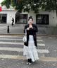 帛芮白色法式半身裙女2026年新款春夏季蓬蓬裙仙女中長裙芭蕾蛋糕裙子 曬單實拍圖