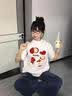 梵昇昱短袖t恤女2026年夏季新款印花蘋果小眾時尚休閑寬松上衣女裝衣服 短袖女【水果小狗】 L 推薦【90-115斤】 曬單實拍圖