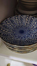美濃燒（Mino Yaki）經典日式和風藍繪古染陶瓷釉下彩碗盤碟10頭家用餐具套裝 4.5英寸飯碗+盤 10頭 10件 曬單實拍圖