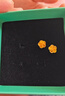 中國黃金（CHINA GOLD）18K金玫瑰花耳釘女款立體花朵養耳洞耳飾七夕情人節禮物送女友 18K金玫瑰花耳釘 約0.2g 曬單實拍圖