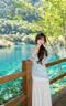 佐敘法式碎花吊帶連衣裙女2026夏兩件套罩衫收腰氣質顯瘦魚尾拼接長裙 淺藍色+白色（兩件套） M （85-105斤) 曬單實拍圖