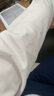漢尼（HANY）【200支成衣免燙】新款純棉法式襯衫男長(zhǎng)袖袖扣白色男士襯衣秋季 米凱利光學(xué)白【方尖領(lǐng) 修身版】 41 曬單實(shí)拍圖