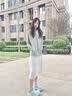 浪莎防曬衣女防紫外線2026夏季新款冰絲涼感透氣戶外高倍防曬外套 【可拆卸帽檐】 灰色 L （90-115斤） 曬單實拍圖