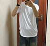 夏季冰絲男士短袖t恤男工作一次性韓版寬松體恤打底衫男大碼衣服 4件裝【短袖】黑+黑+白+白 2XL 曬單實拍圖