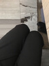 奕卬西裝褲女夏季小個(gè)子九分垂感冰絲哈倫褲寬松休閑煙管褲秋 黑色拉鏈九分  M 90-100斤 曬單實(shí)拍圖