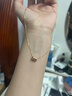 佐卡伊小蠻腰吊墜玫瑰18K金項鏈百搭送女友生日禮物 D06864 曬單實拍圖