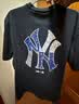 NEW ERA紐亦華MLB腰果花運動短袖T恤男女情侶NY LA印花NE 14179141-黑色-NY 腰果花 M 曬單實拍圖