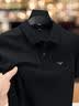 zzang&ins輕奢高端品牌短袖POLO衫男士夏季新款翻領刺繡休閑商務 t恤衣服潮 153Y黑色 L （建議130-140斤） 曬單實拍圖