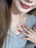 中國黃金（CHINA GOLD）黃金吊墜女款立體足金蝴蝶結(jié)圓珠流蘇吊墜情人節(jié)生日禮物送女友 蝴蝶結(jié)吊墜【贈 鍍金圓珠流蘇銀鏈】約0.3g 曬單實(shí)拍圖