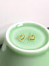 中國黃金（CHINA GOLD）愛心黃金耳釘女款足金心形5G耳飾養(yǎng)耳洞母親節(jié)生日禮物送女友老婆 【京速達(dá)】愛心耳釘 約0.8g 曬單實(shí)拍圖
