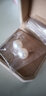 芙蕖淡水珍珠耳釘S925銀針無(wú)瑕紫色10-11MM扁圓饅頭耳環(huán) 白色8-9MM(適中) 曬單實(shí)拍圖