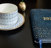 Lomonosov俄皇結(jié)婚禮物STAR系列咖啡杯輕奢高級骨瓷下午茶陶瓷高顏值禮盒裝 【精美禮盒裝】2杯2碟（紅B藍(lán)A） 250ml 曬單實(shí)拍圖