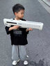 知貝兒童脈沖水槍玩具電動連發(fā)噴水自動吸水呲水槍高壓強力射程遠男孩 超大號【霧雪白/脈沖燈光/2組電池】手自一體吸水 曬單實拍圖