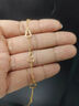中國黃金（CHINA GOLD）黃金手鏈女款新款足金鏤空小葫蘆手鏈情人節(jié)生日禮物送女友愛人 葫蘆手鏈 約2.3g 曬單實拍圖