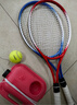 fed sports【】火爆 青春款鋁合金網球拍訓練器 單雙拍套裝1 紅色單拍套裝無拍包 曬單實拍圖