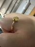 周大福蝴蝶結黃金戒指女14號約1.45g F231897生日禮物 曬單實拍圖