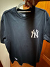 NEW ERA紐亦華MLB腰果花運動短袖T恤男女情侶NY LA印花NE 14179141-黑色-NY 腰果花 M 曬單實拍圖